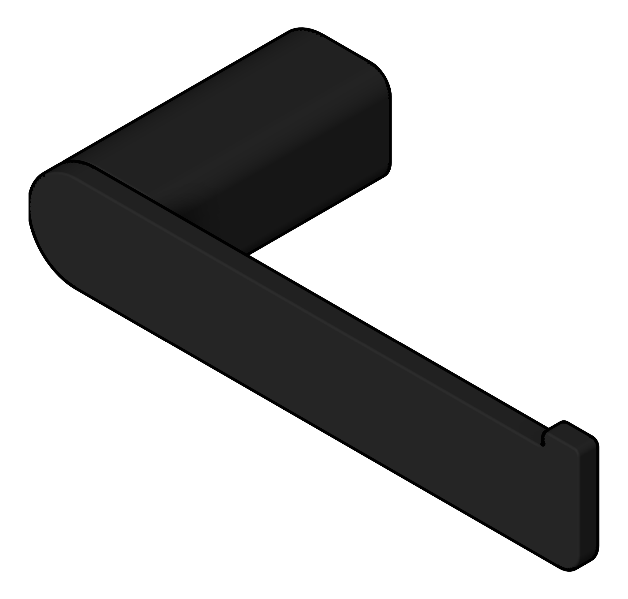 ToiletRollHolder SurfaceMount Abey Vela