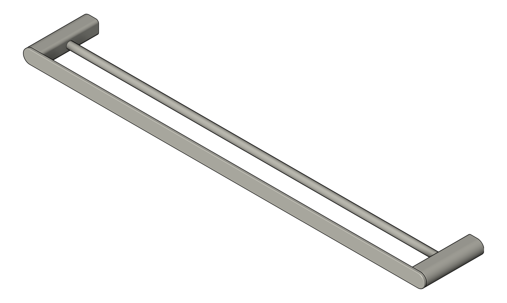 Navigate to TowelRail SurfaceMount Abey Vela Double