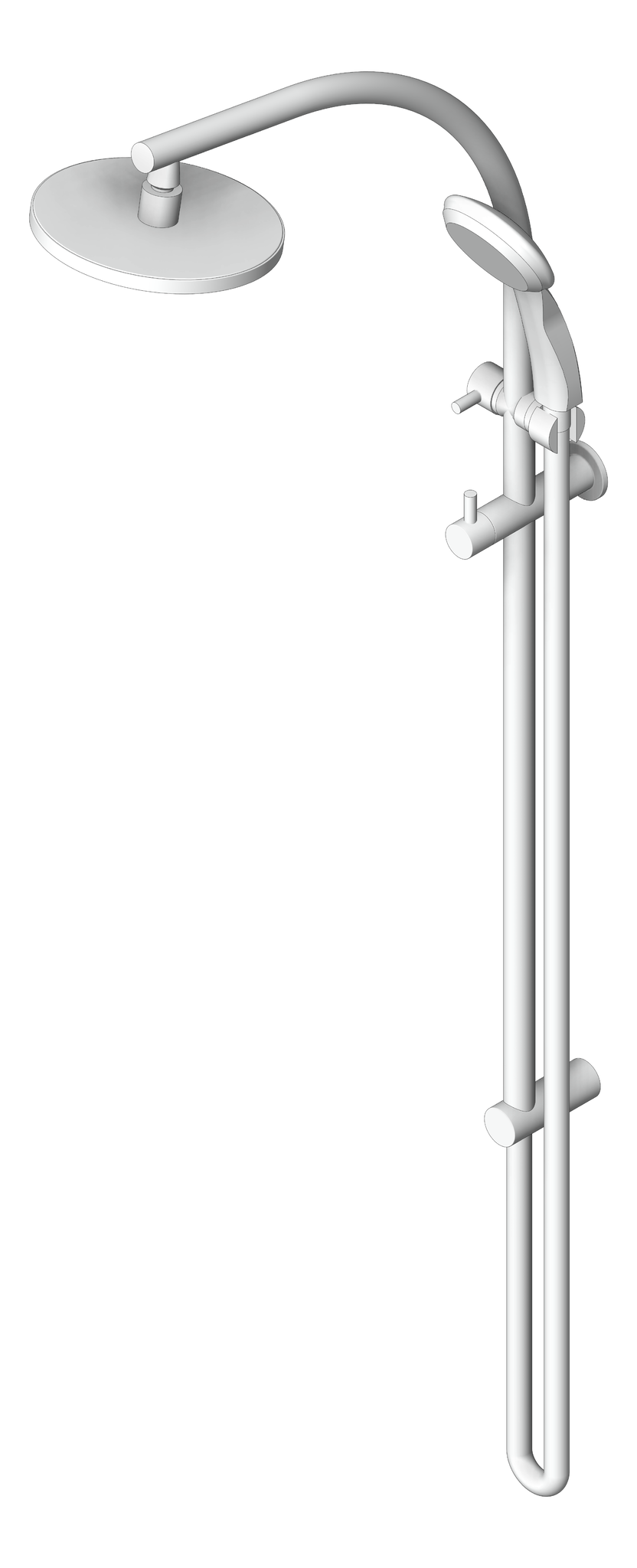 Navigate to Shower Wall Abey Dual Round
