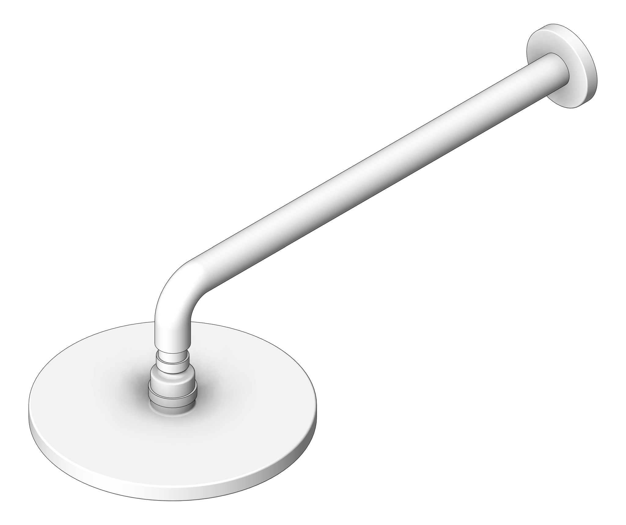 Shower Wall Abey Horizontal Round