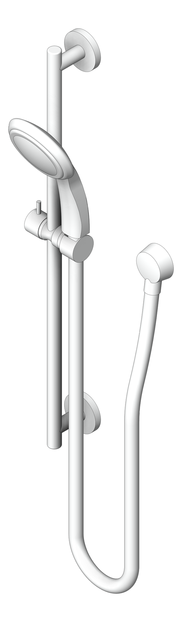 Image of Shower Wall Abey Rail 3FunctionShowerHead