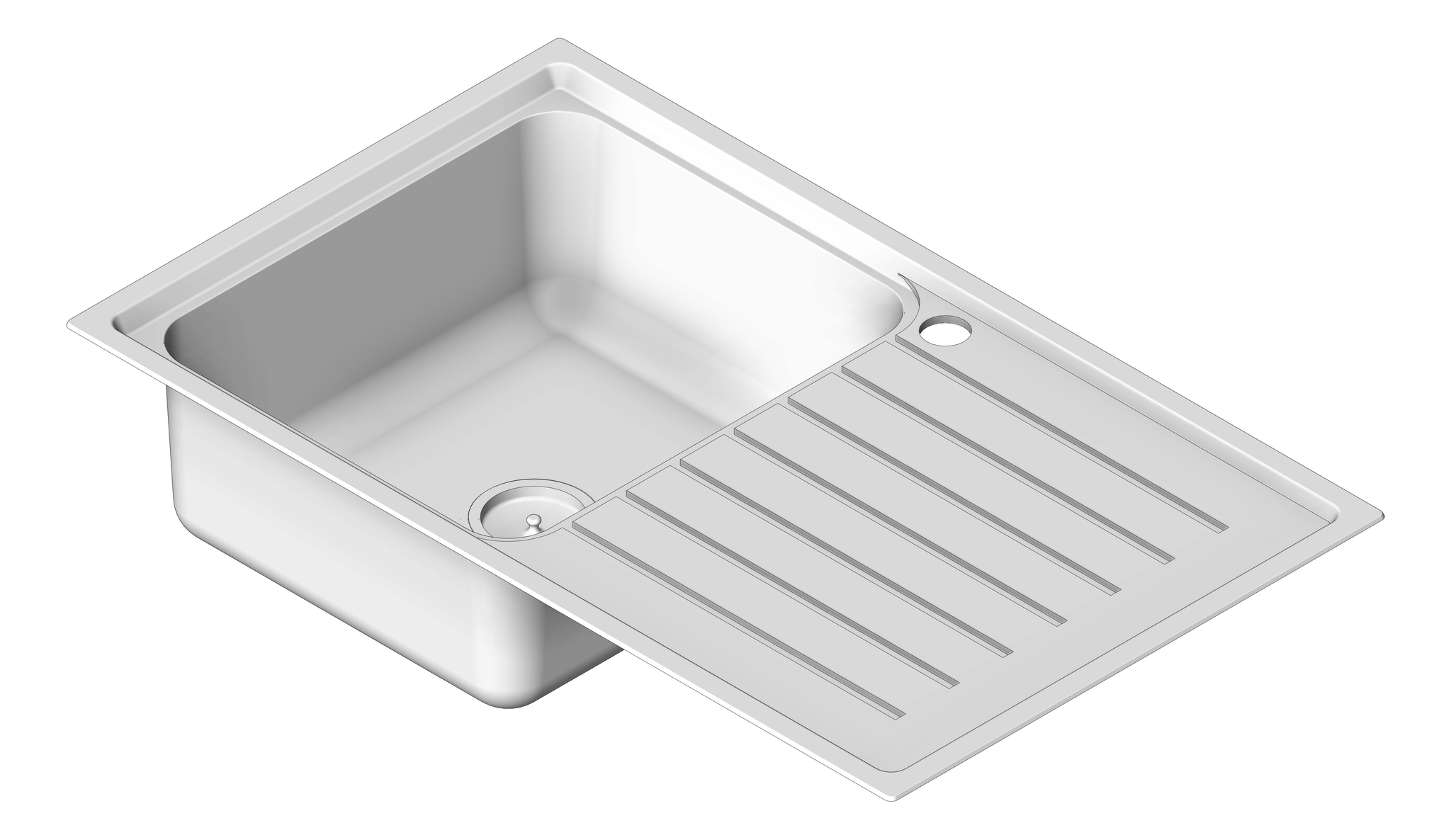 Sink Kitchen Abey Builders SingleBowl LHS Inset