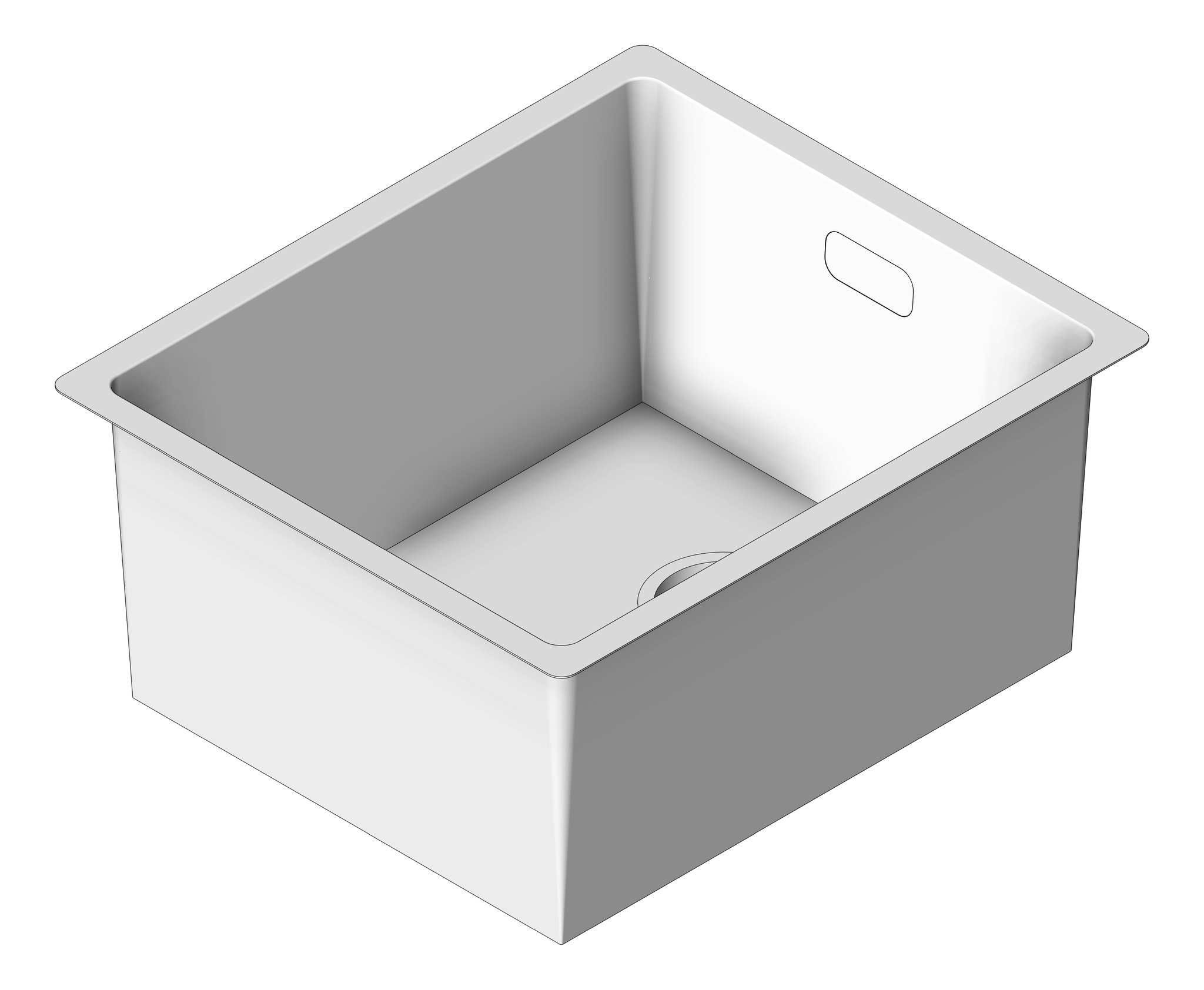 Sink Kitchen Abey Builders SingleBowl Overflow