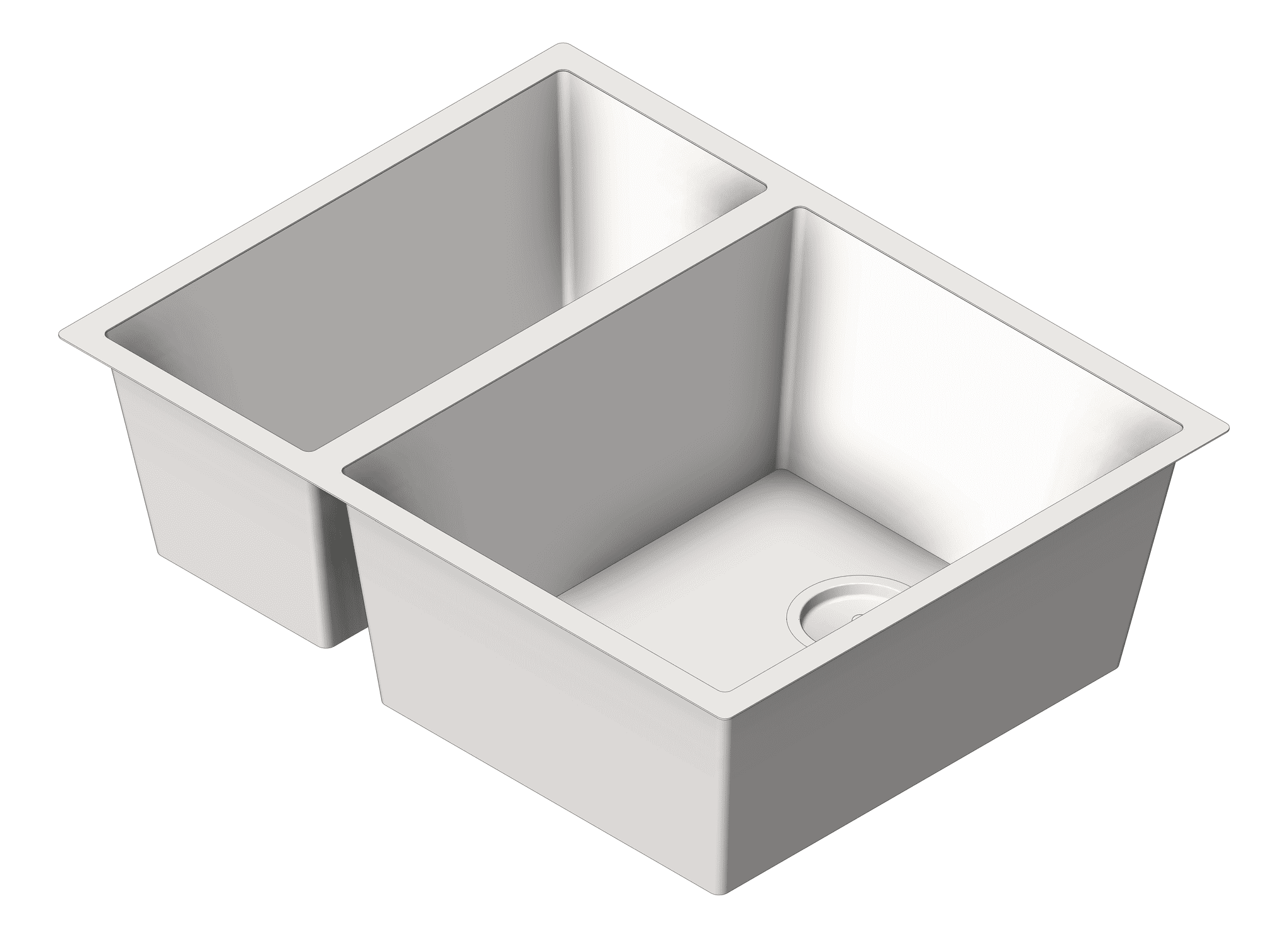 Navigate to Sink Kitchen Abey CUA DoubleBowl Undermount