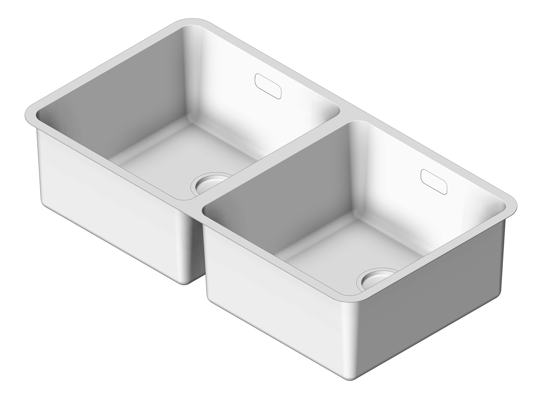 Sink Kitchen Abey Lago DoubleBowl