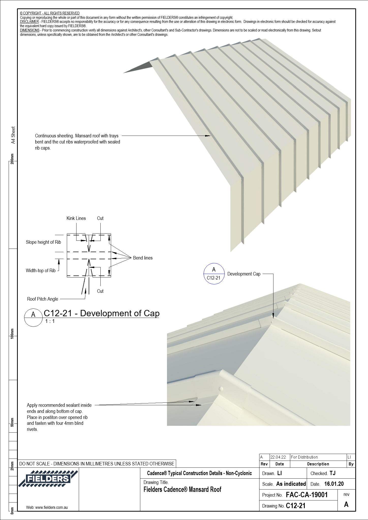 Navigate to C12-21 - Fielders Cadence® Mansard Roof
