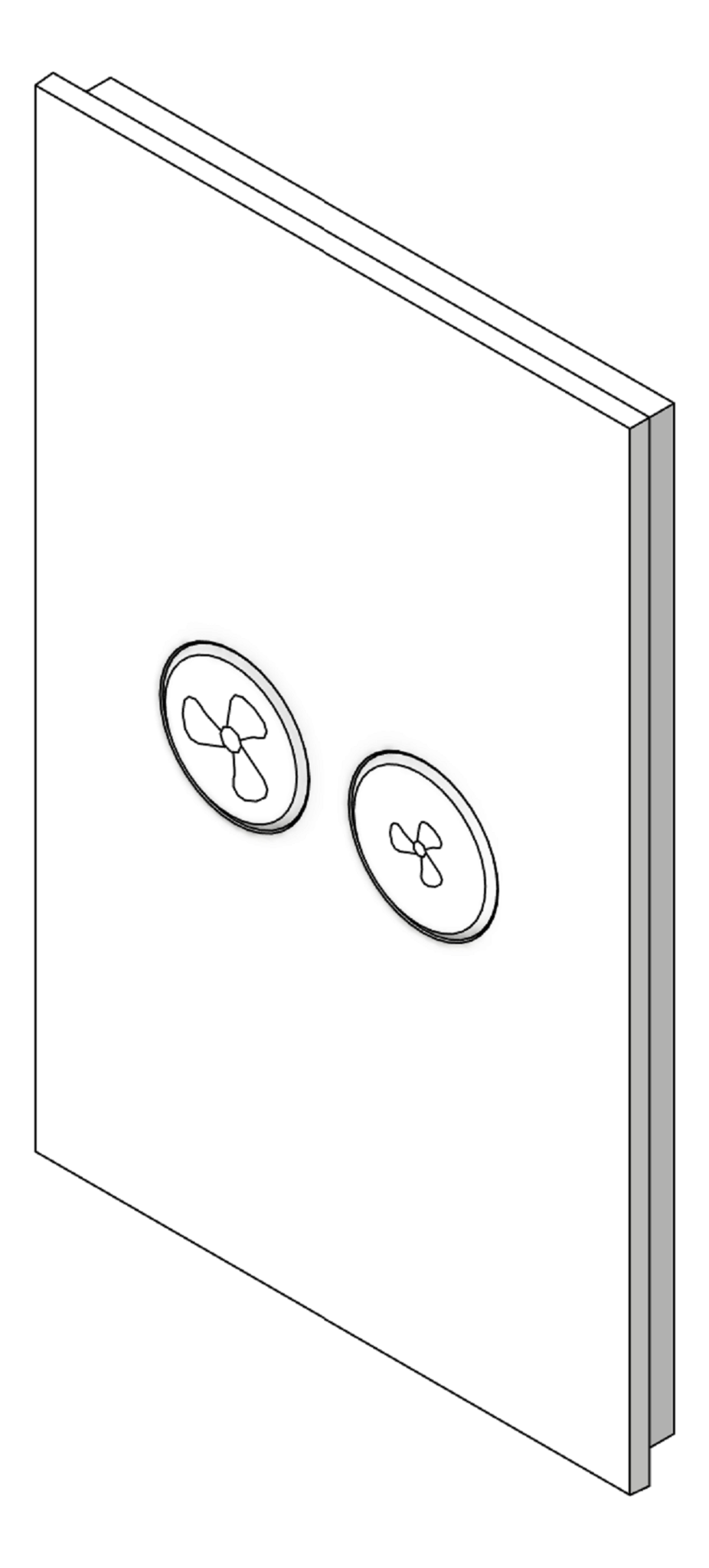 Image of Switch 1Gang2Button LegrandAU Inspyra Smart Wireless ClipIn Fan