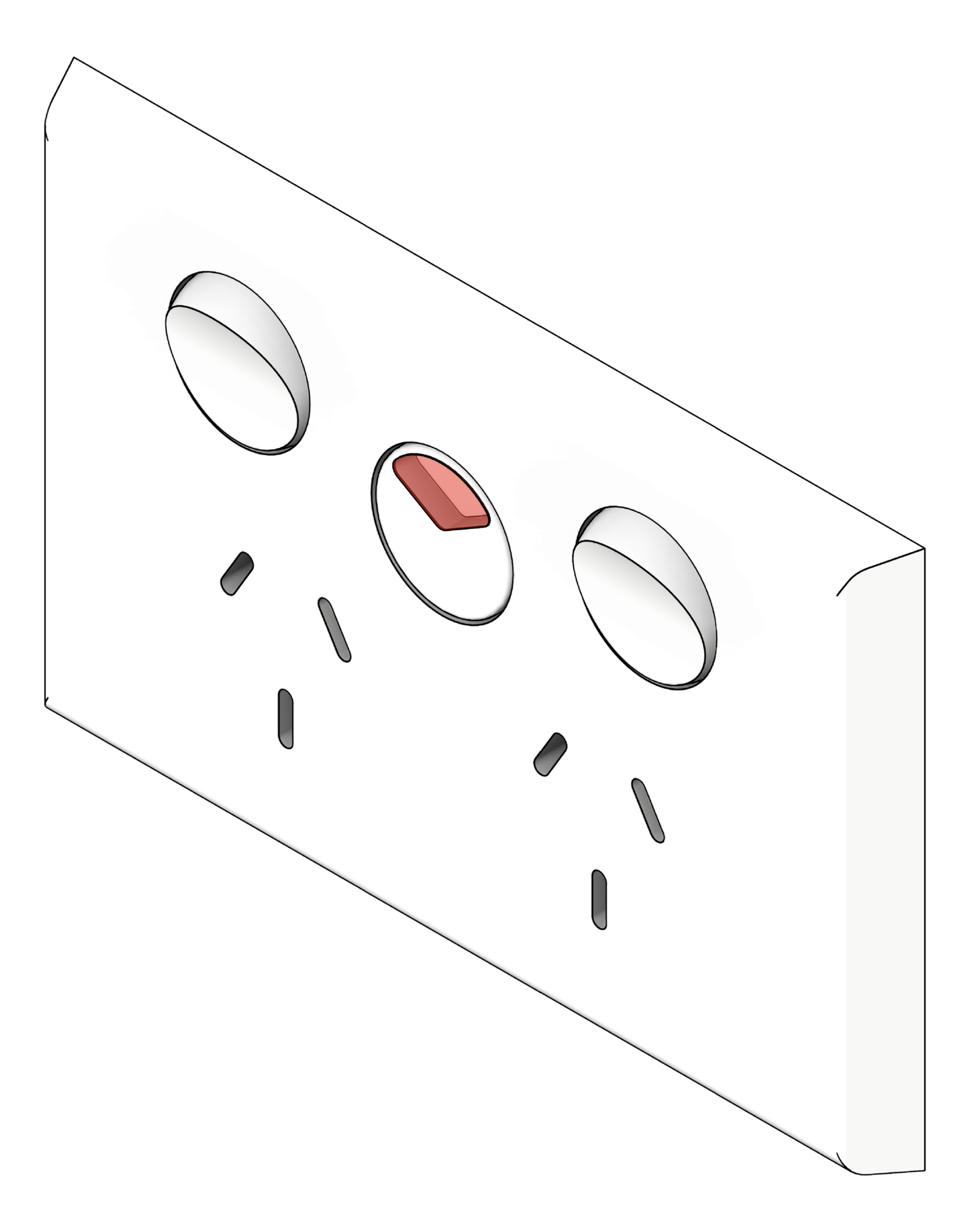 Image of Outlet Power LegrandAU Inspyra Commercial Hor Double PowerIndicator 10A