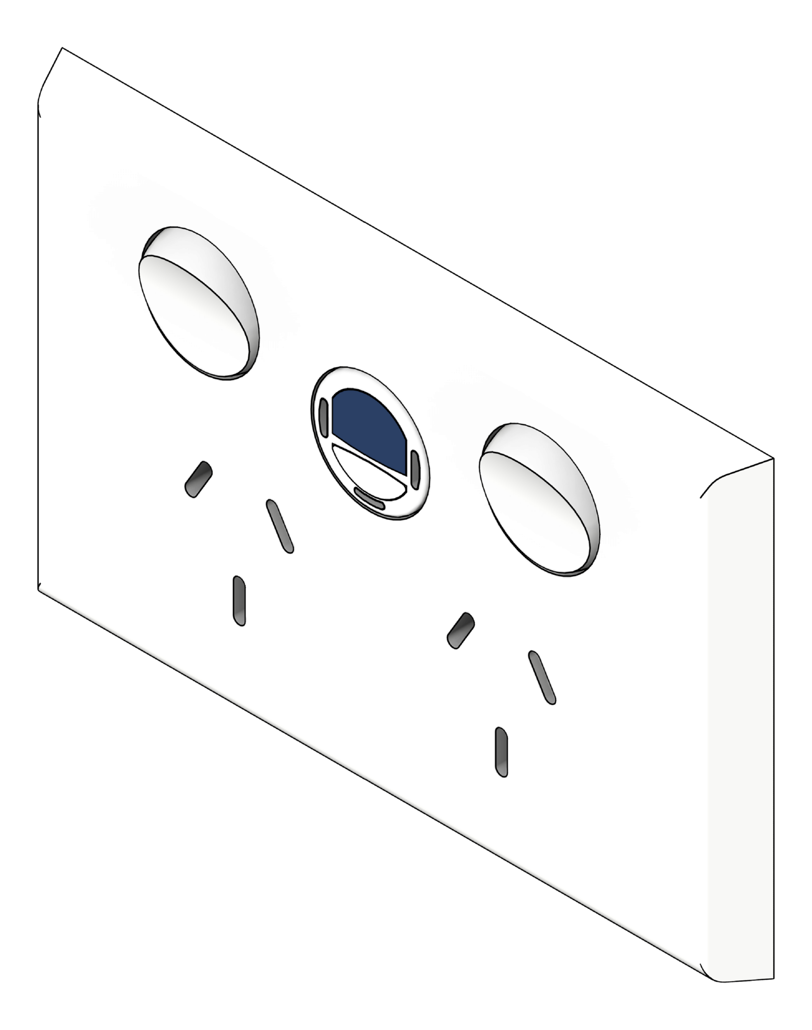 Image of Outlet Power LegrandAU Inspyra Commercial Hor Double RCD 10A