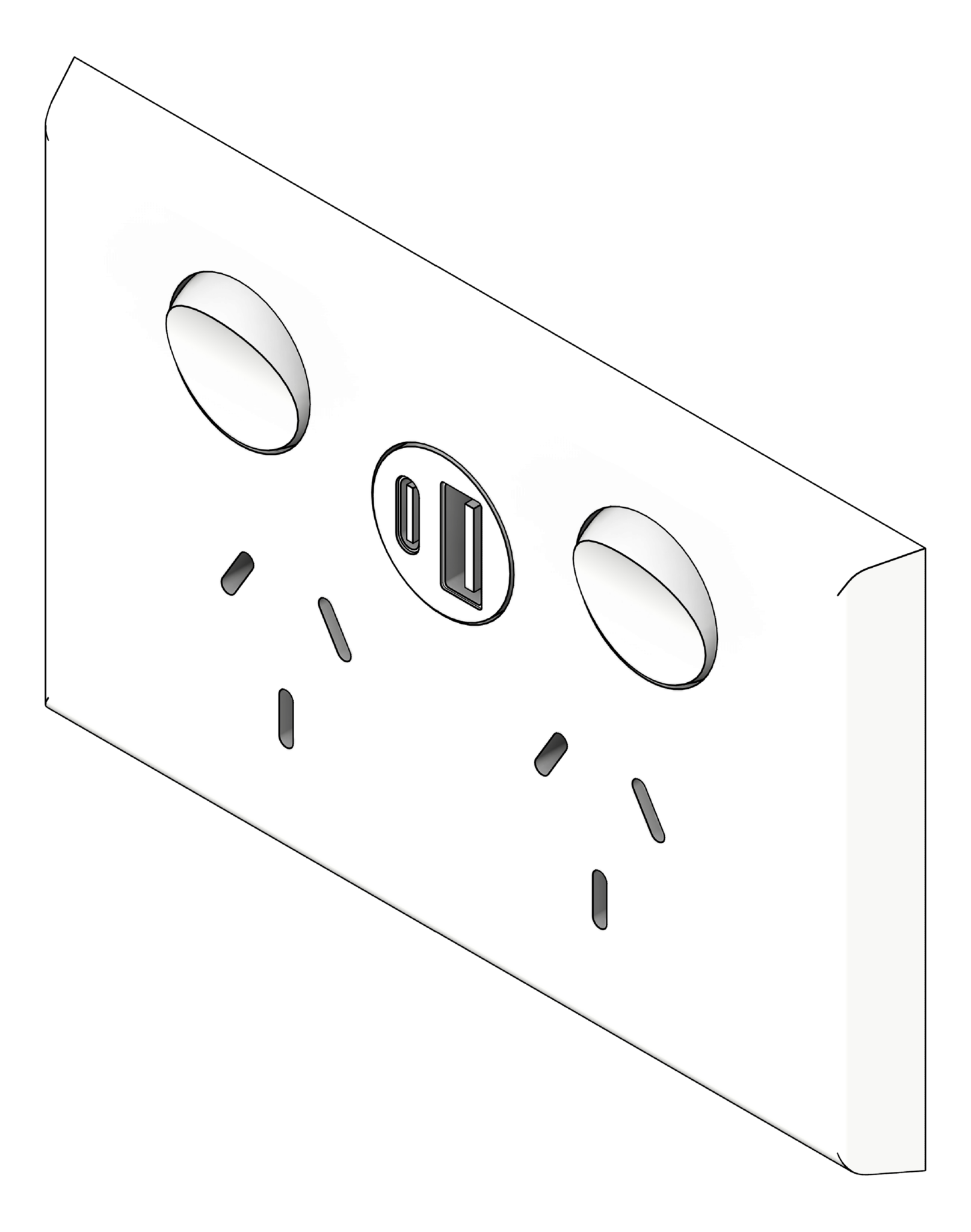 Image of Outlet Power LegrandAU Inspyra Commercial Hor Double USB 10A