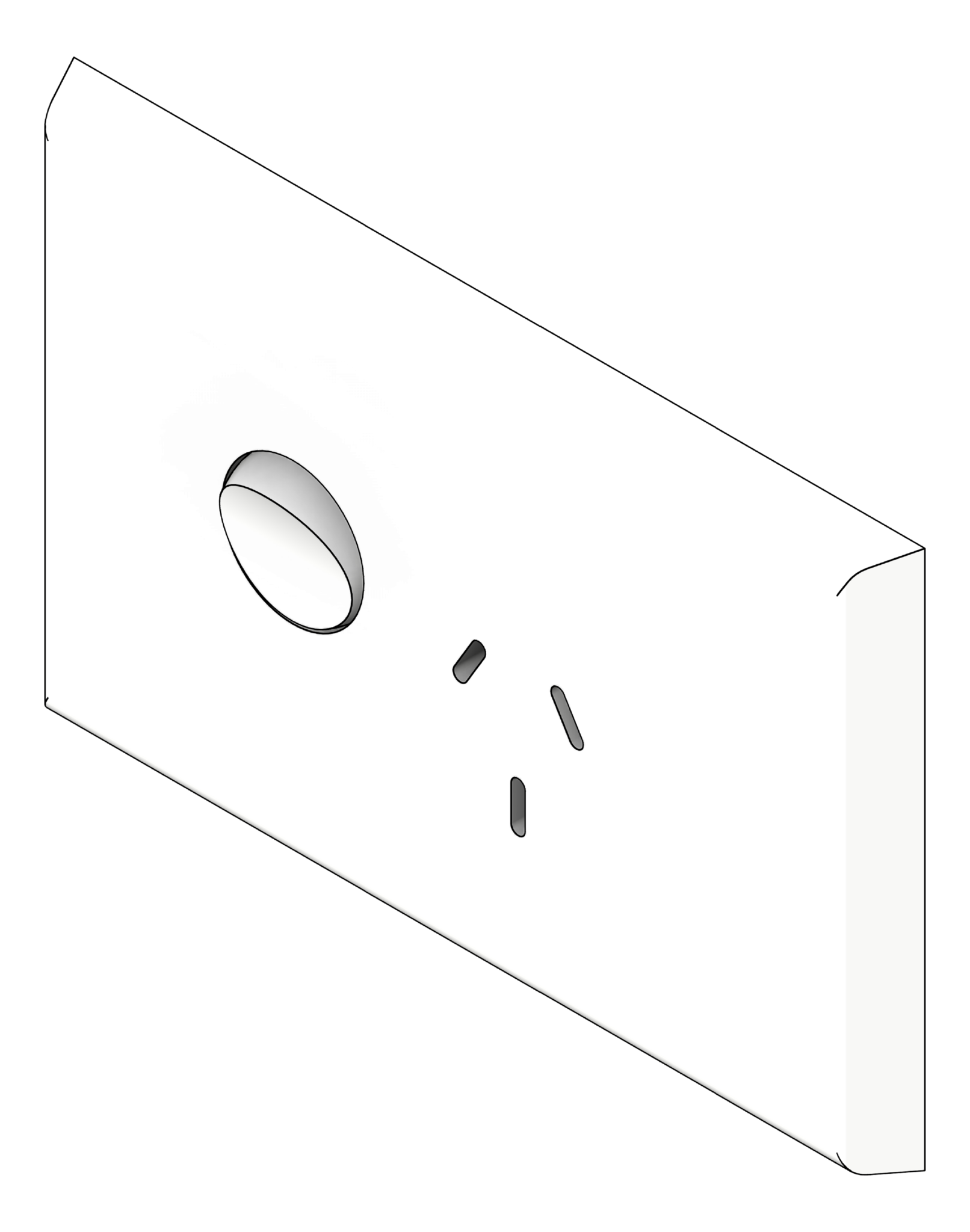 Image of Outlet Power LegrandAU Inspyra Commercial Hor Single 10A