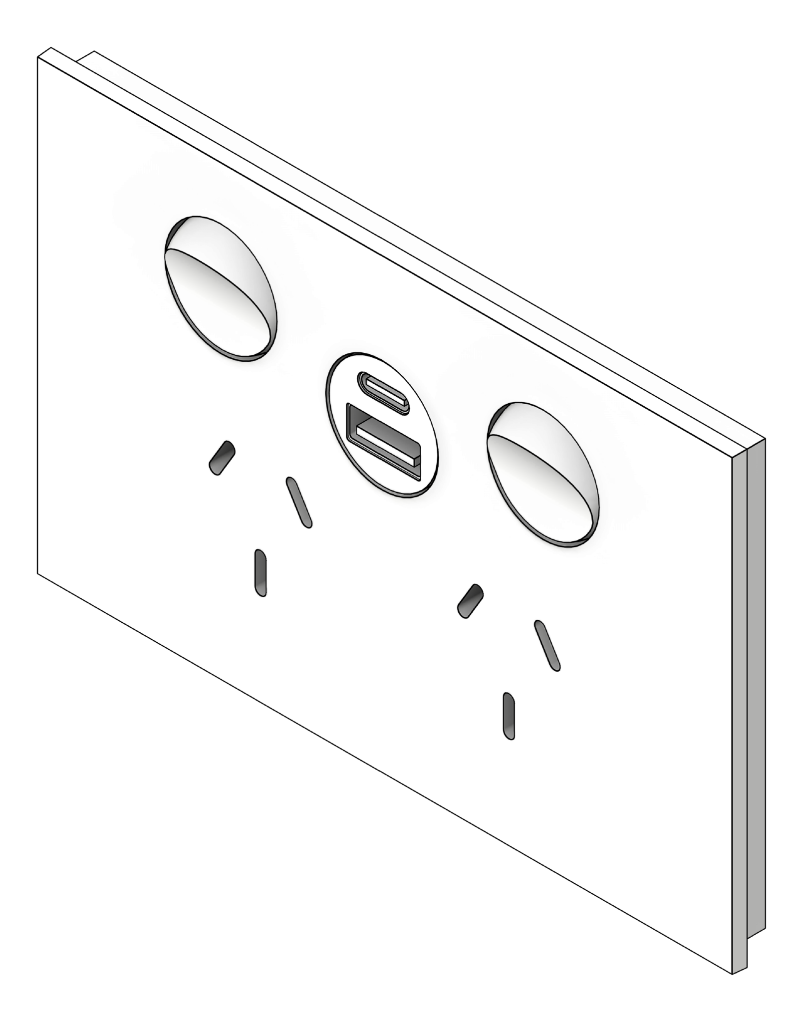 Image of Outlet Power LegrandAU Inspyra Hor Double USB 10A