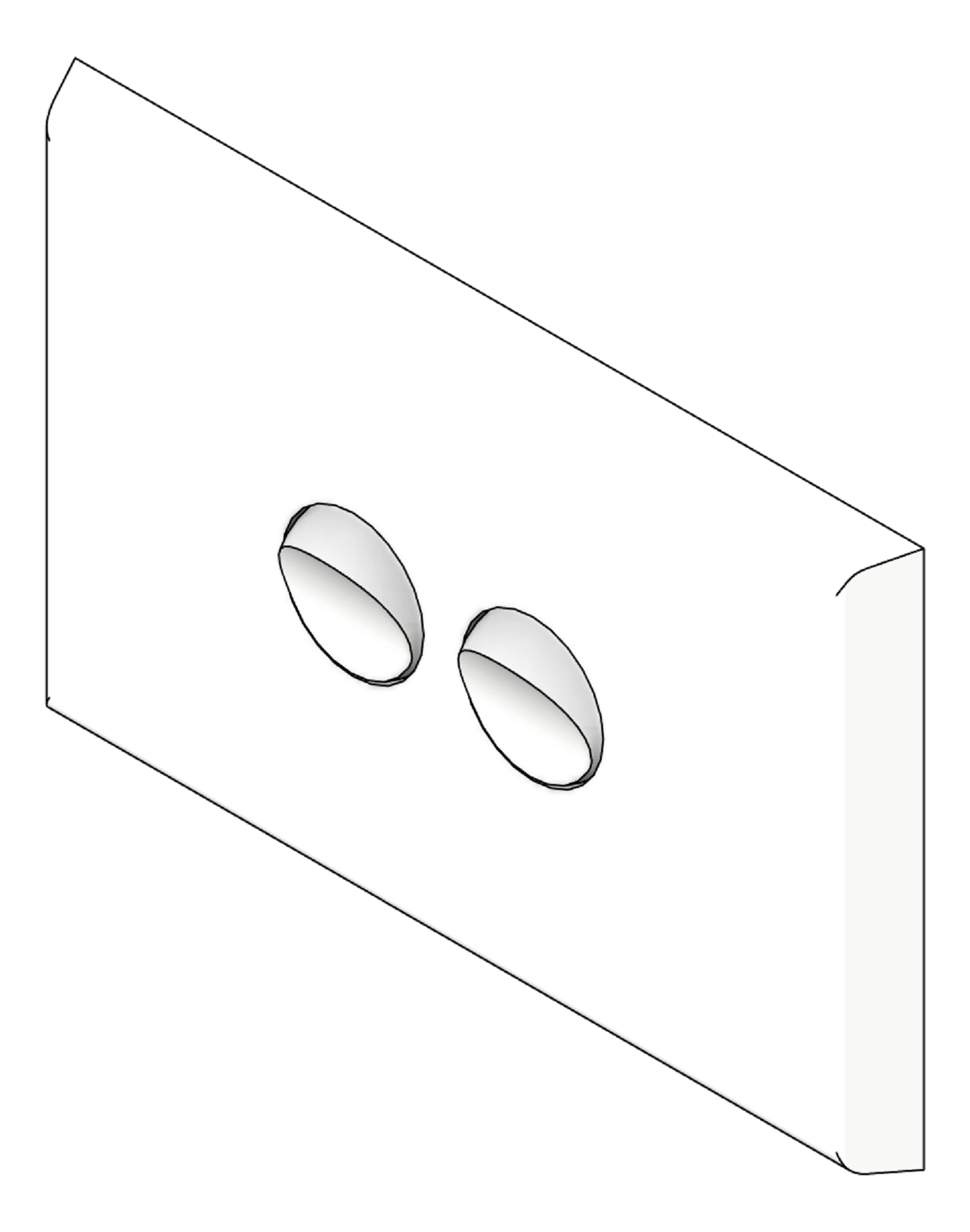 Image of Switch 2Gang LegrandAU Inspyra Commercial Hor 10A 10AX